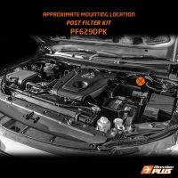 mounting location of POST-FILTER KIT for Triton and Pajero Sport