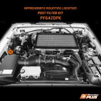 mounting location of POST-FILTER KIT for Land Cruiser 70 series 2018-2022