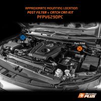mounting location of Post-Filter + Catch Can kit for Mitsubishi Pajero Sport and Triton 2.4L