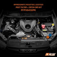 mounting location of POST-FILTER + CATCH CAN KIT for D-MAX, MU-X and BT50