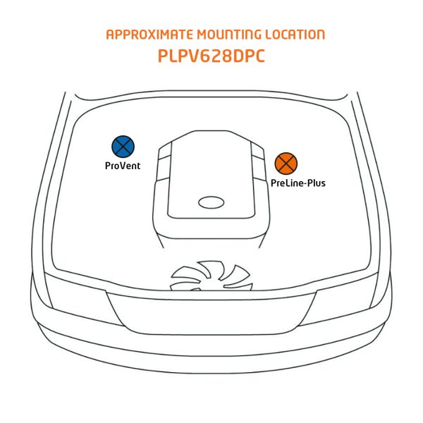 PLPV628DPC combo kit mounting locationimage
