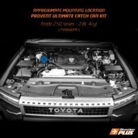 mounting location image provent catch can kit for TOYOTA PRADO 250 series