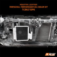 mounting location of transchill arctic black transmission cooler kit for Ranger