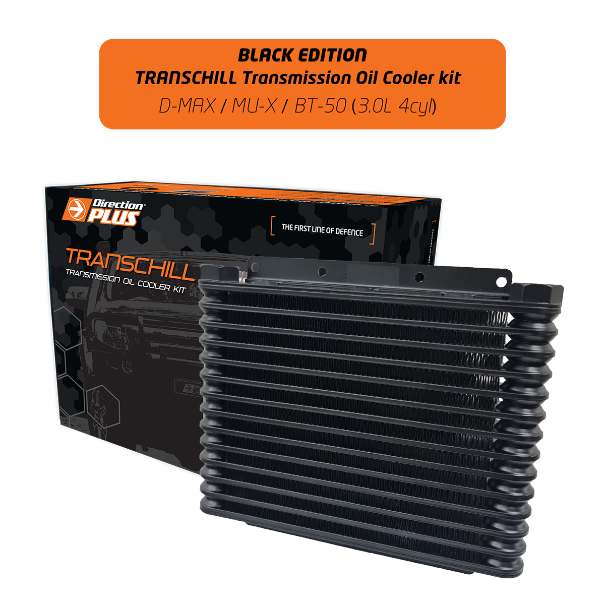 transchill arctic black transmission cooler kit for MU-X, D-MAX and BT-50 general product image