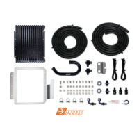 kit image of transchill arctic black transmission cooler kit for Ranger