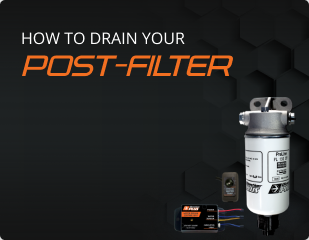 how to drain your post-filter