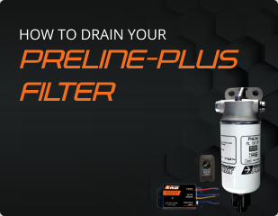 how to drain your preline-plus filter